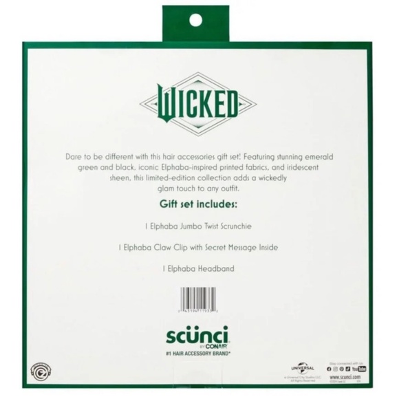 Wicked Scunci Hair Accessory Set NWB - Picture 4 of 6